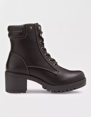 Bottes American Eagle Eastland Brynn Dentelle-Up Zippé Noir Femme | GAV-25220224